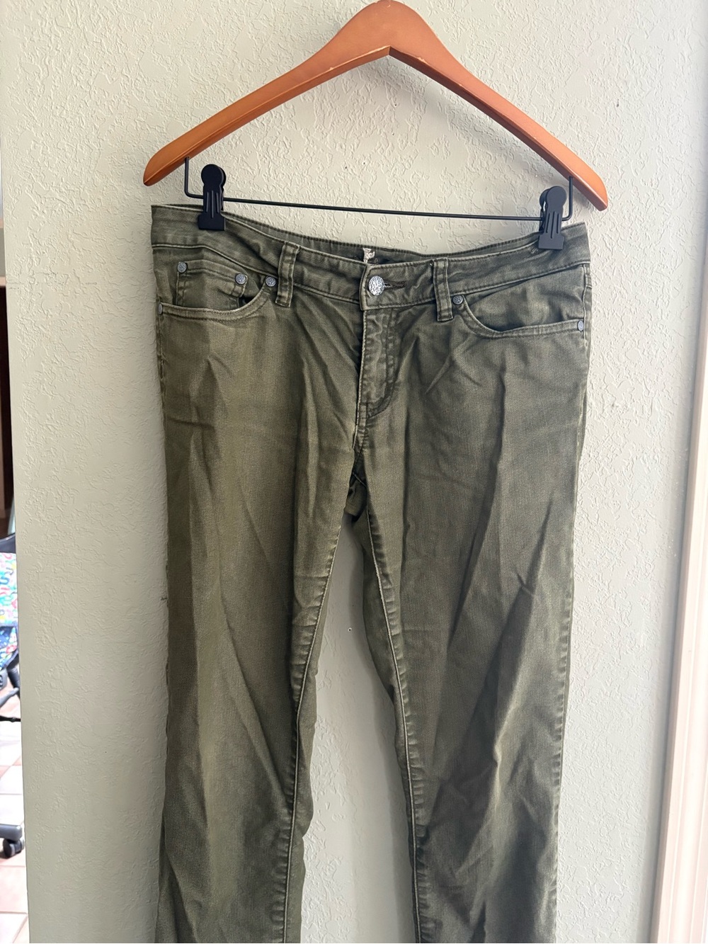 Prana Women's Straight-Leg Jeans in Olive